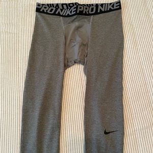 Mens Nike Pro 3/4 sleeve leggings